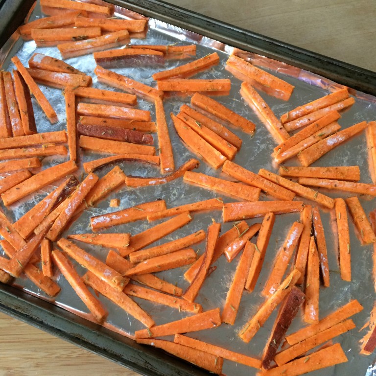 Crispy Rosemary Sweet Potato Fries The Sisters Kitchen