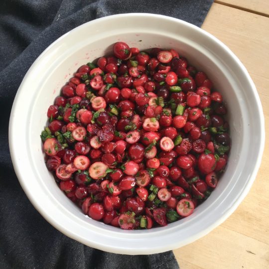 Cranberry Jalapeno Cream Cheese Dip