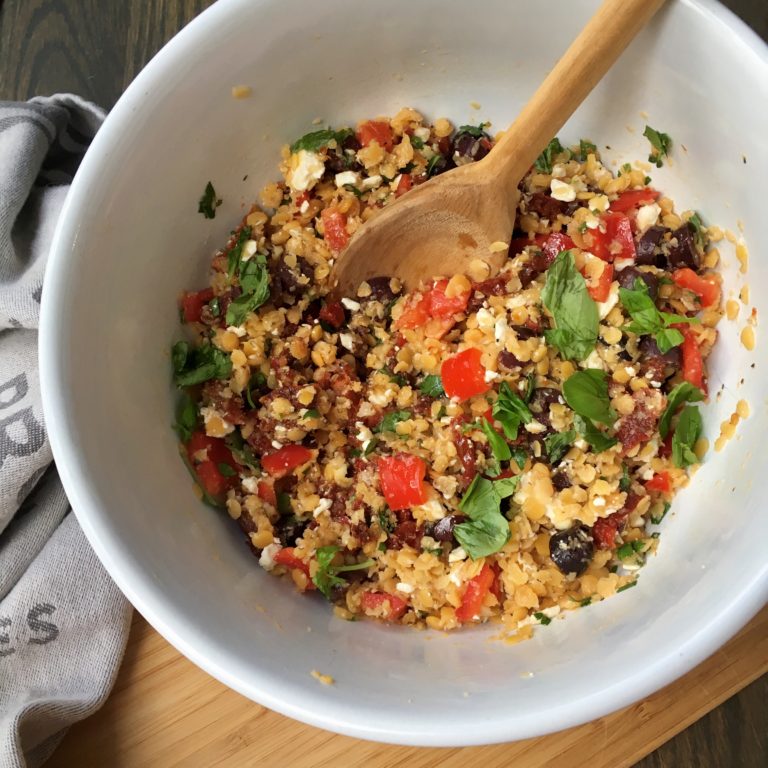 Mediterranean Lentil Salad – The Sisters Kitchen